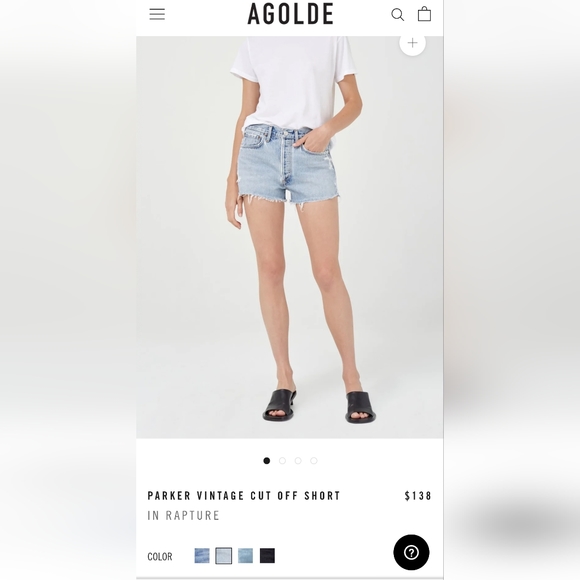 AGOLDE shorts - Picture 6 of 7